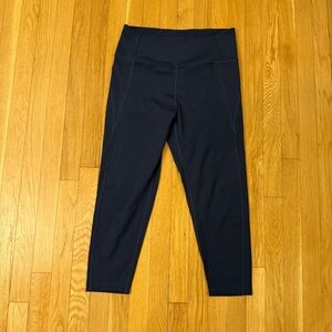 Girlfriend Collective Navy Blue Leggings Size XL
